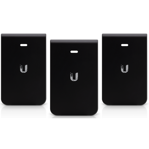 Dekorative Abdeckung Ubiquiti In-Wall HD Black Cover, 3 Pack - IW-HD-BK-3