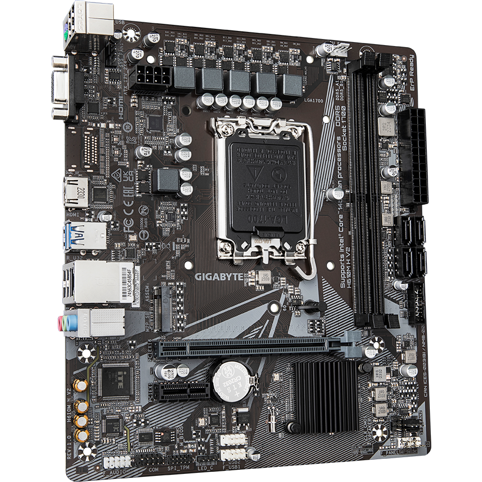 Mainboard Gigabyte H610M H V2 - Foto 2