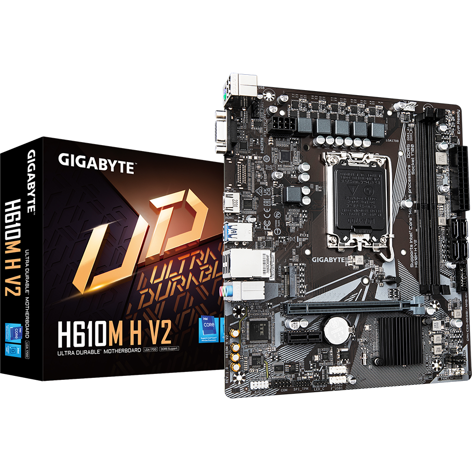 Mainboard Gigabyte H610M H V2 - Foto 4