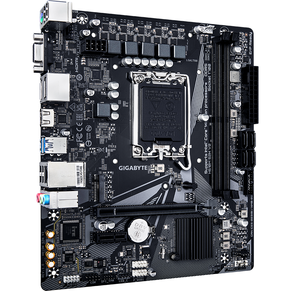 Mainboard Gigabyte H610M S2H V2 - Foto 2