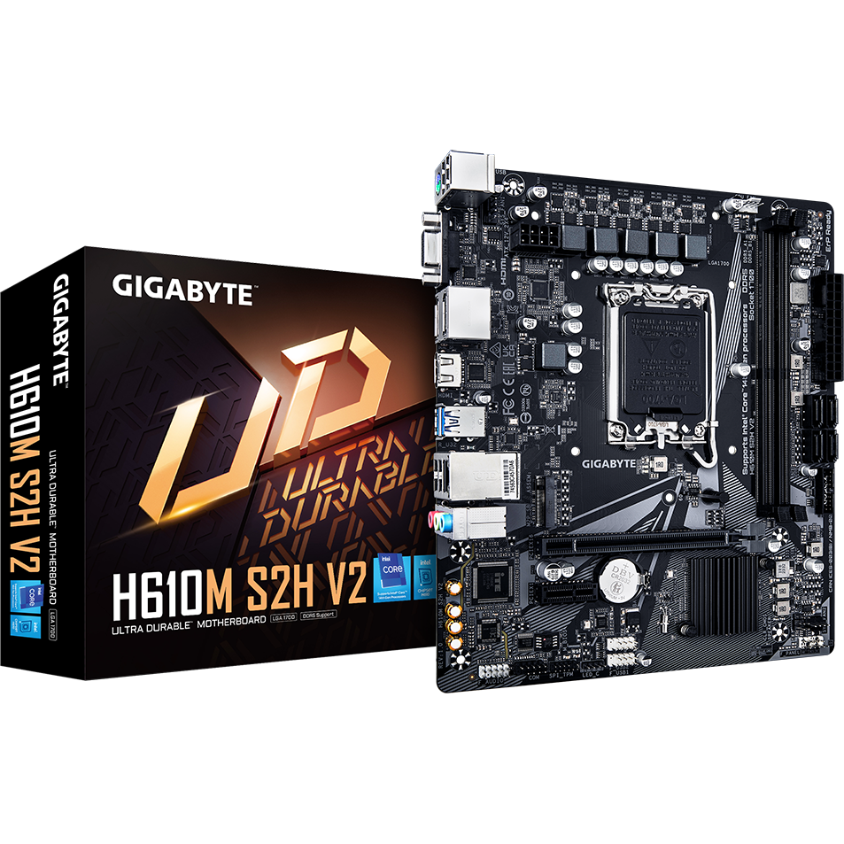 Mainboard Gigabyte H610M S2H V2 - Foto 4