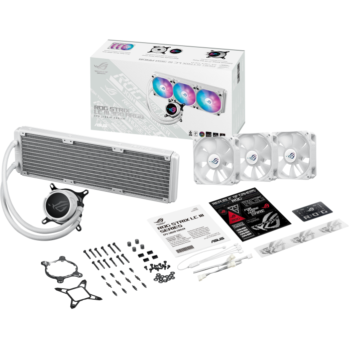 Flüssigkeitskühlsystem ASUS ROG STRIX LC III 360 ARGB White - 90RC00T2-M0UAY0 - Foto 5