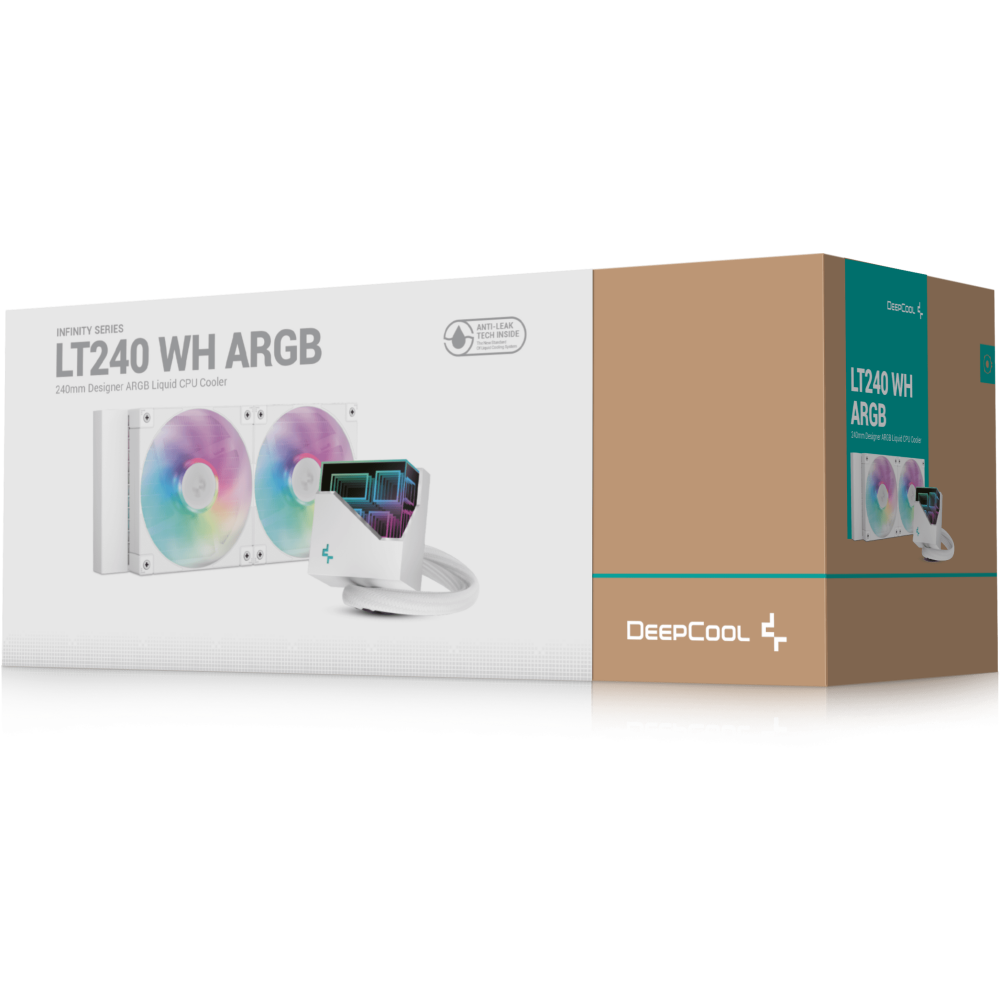 Flüssigkeitskühlsystem DeepCool LT240 WH ARGB - R-LT240-WHAMNC-G-1 - Foto 6