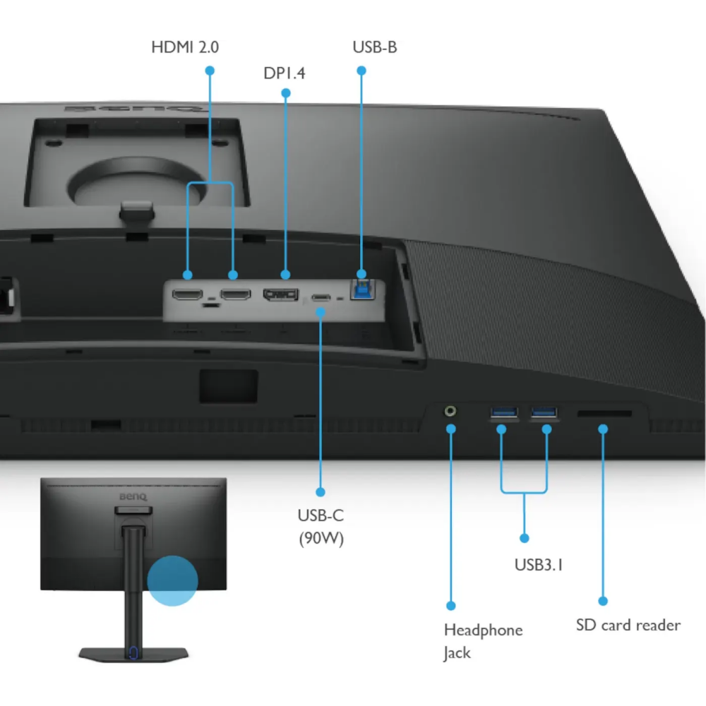 Monitor BenQ 27" SW272Q - Foto 9