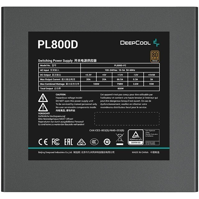 Netzteil 800W DeepCool PL800D - Foto 3