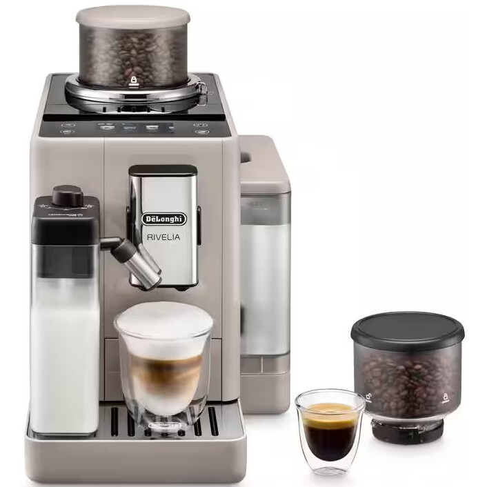 Kaffeepadmaschine DeLonghi Rivelia Sand Beige - EXAM440.55.BG