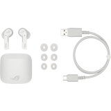 Headset ASUS ROG Cetra True Wireless SpeedNova White (90YH03Y0-BTUA10)