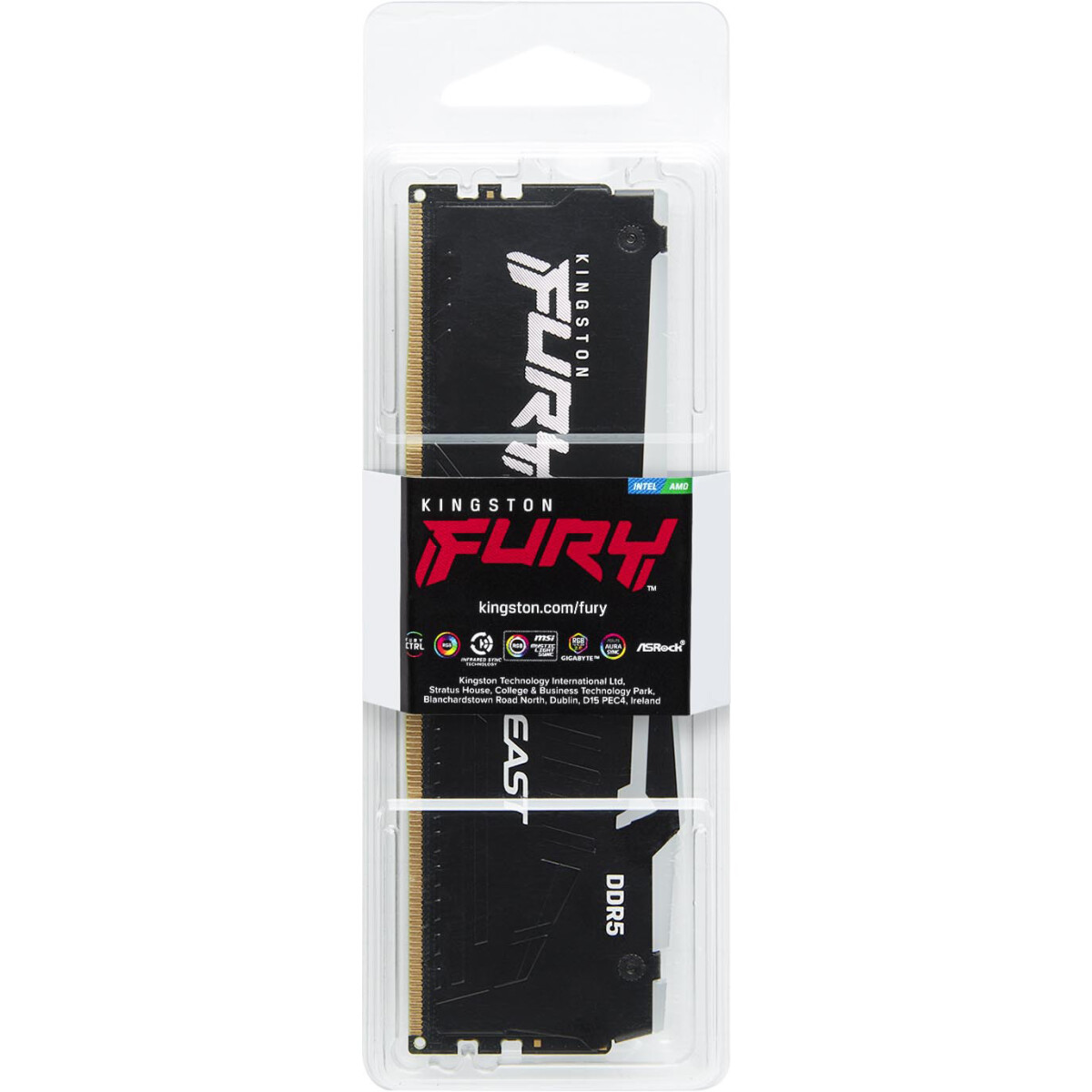 Arbeitsspeicher 16GB DDR5 6000MHz Kingston Fury Beast Black RGB (KF560C30BBEA-16) - Foto 3