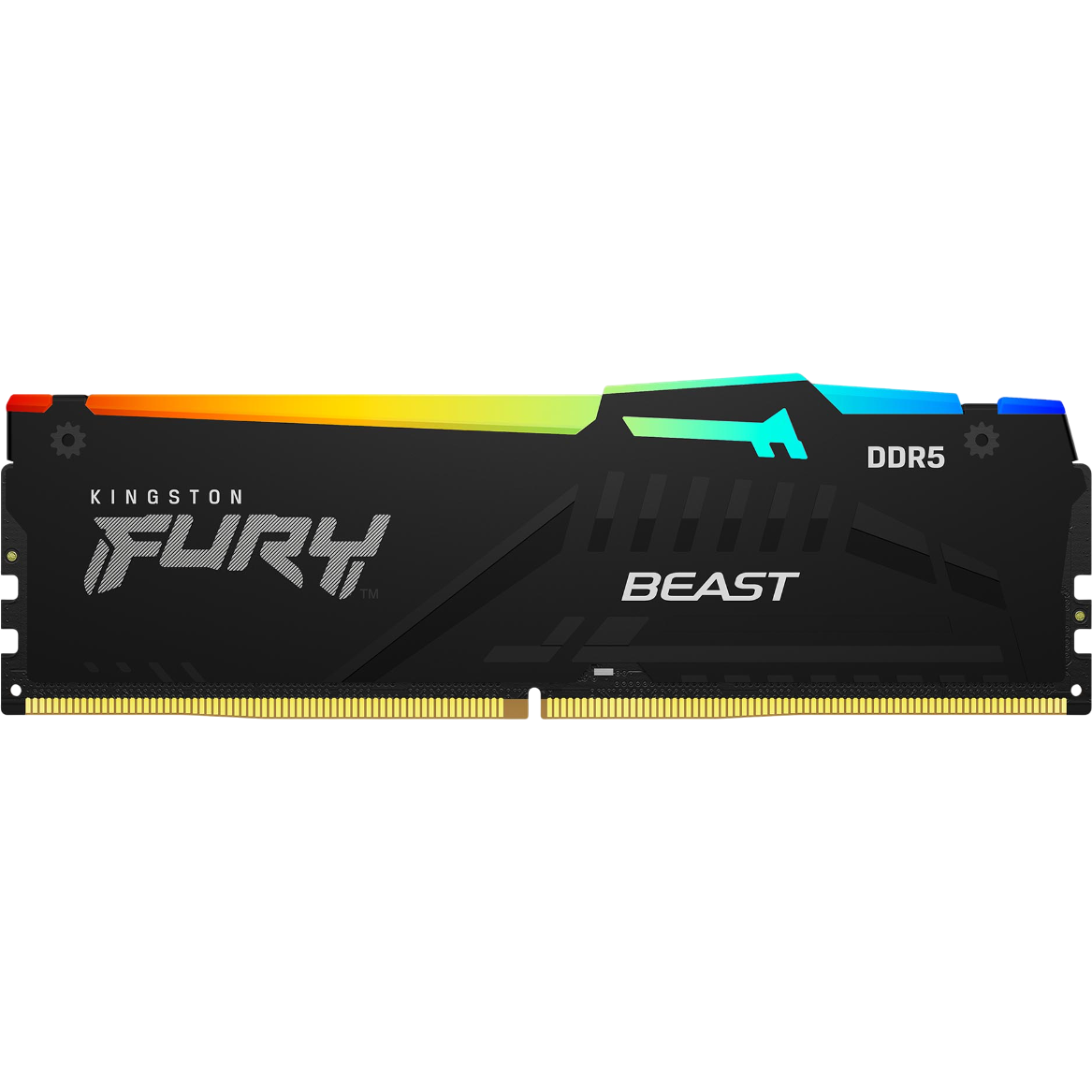 Arbeitsspeicher 16GB DDR5 6400MHz Kingston Fury Beast Black RGB (KF564C32BBEA-16) - Foto 2