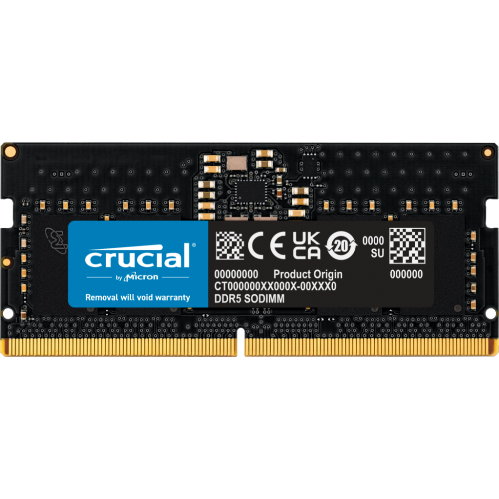 Arbeitsspeicher 8GB DDR5 4800MHz Crucial SO-DIMM (CT8G48C40S5)