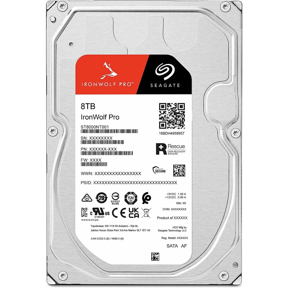 Festplatte 8TB SATA-III Seagate IronWolf Pro (ST8000NT001)