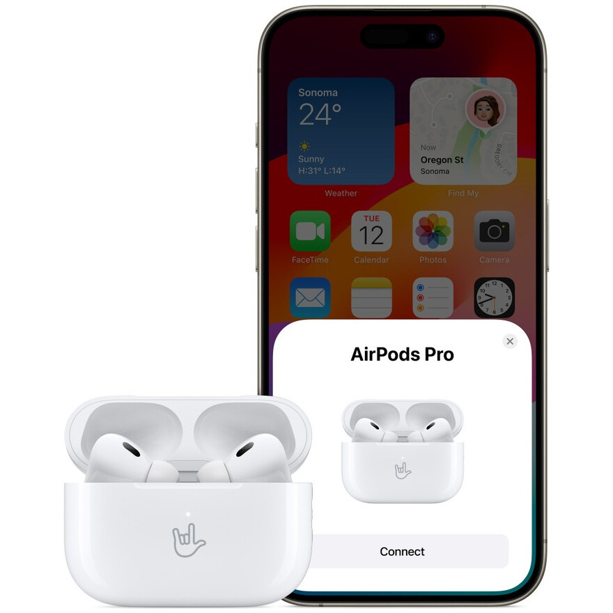 Headset Apple AirPods Pro (2nd generation) with MagSafe Charging Case USB-C - MTJV3ZM/A - Foto 7