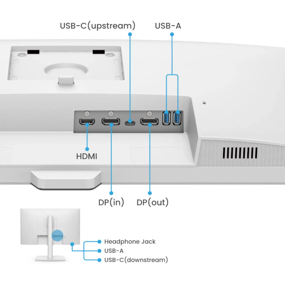 Bildschirm BenQ 27" GW2790QT White - Foto 9
