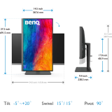 Monitor BenQ 27" PD2706U Grey