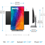 Monitor BenQ 32" PD3225U