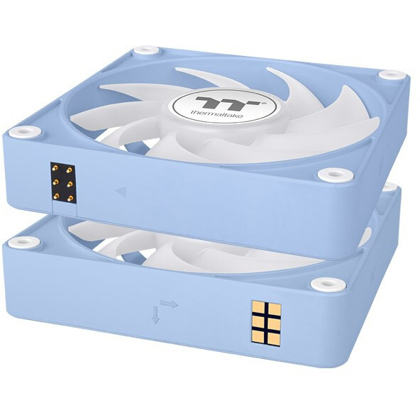 Gehäuselüfter Thermaltake CT120 EX ARGB Sync PC Cooling Fan Hydrangea Blue (3-Fan Pack) - CL-F196-PL12BU-A - Foto 3
