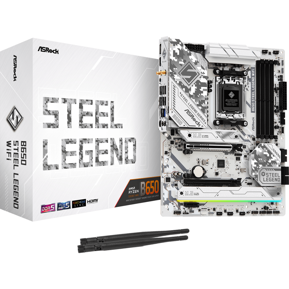 Mainboard ASRock B650 Steel Legend WiFi - Foto 5