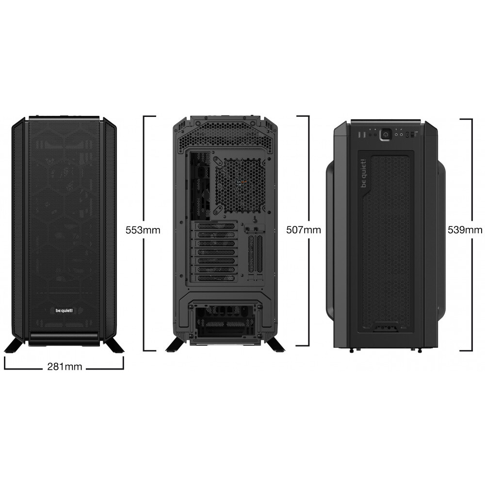 Datoru korpuss Be Quiet Silent Base 802 Window Black (BGW39) - foto 2