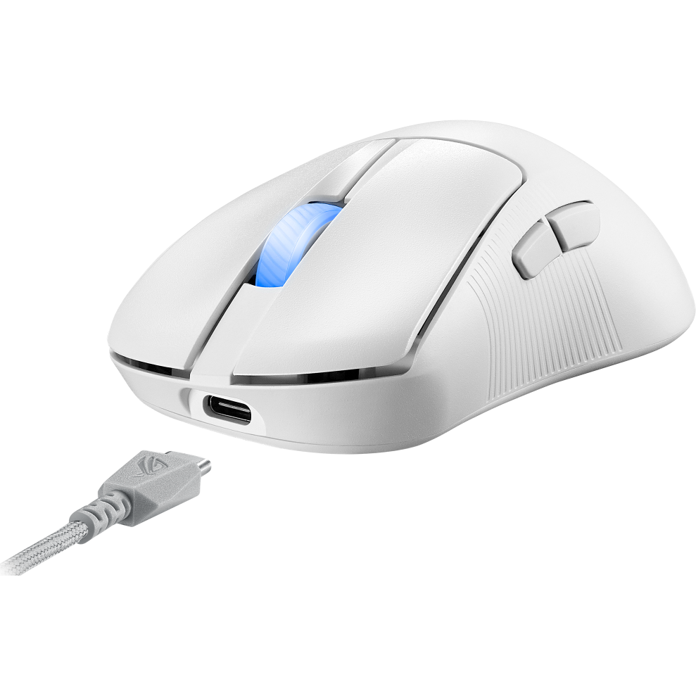 Maus ASUS ROG KERIS II ACE White - 90MP03N0-BMUA10 - Foto 8