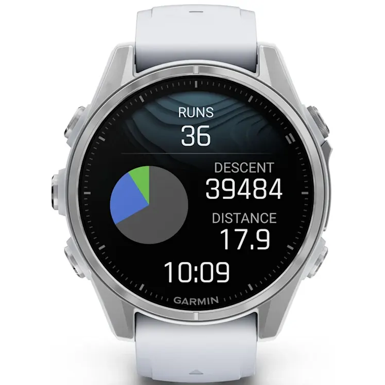Smartwatch Garmin Fenix 8 43mm AMOLED Silver/White - 010-02903-00 - Foto 6