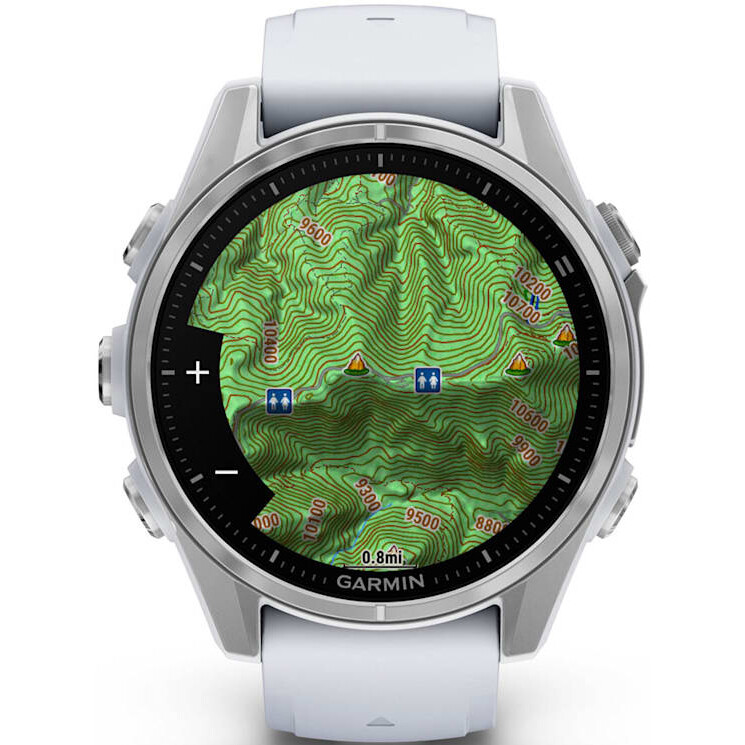 Smartwatch Garmin Fenix 8 43mm AMOLED Silver/White - 010-02903-00 - Foto 7