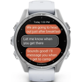 Smartwatch Garmin Fenix 8 43mm AMOLED Silver/White (010-02903-00)