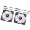 Gehäuselüfter Thermaltake CT120 ARGB Sync Fan Black (2 pcs) - CL-F149-PL12SW-A - Foto 3