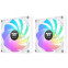 Gehäuselüfter Thermaltake CT120 Reverse ARGB Sync Fan White (2-Fan Pack) - CL-F175-PL12SW-A