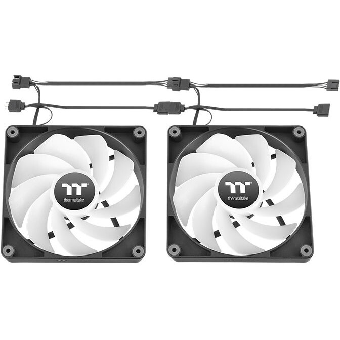 Gehäuselüfter Thermaltake CT120 Reverse ARGB Sync Fan Black (2-Fan Pack) - CL-F173-PL12SW-A - Foto 2