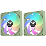 Gehäuselüfter Thermaltake CT140 ARGB Sync Fan Matcha Green (2-Fan Pack) (CL-F203-PL14MG-A)