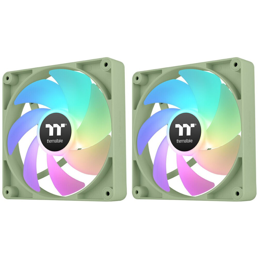 Gehäuselüfter Thermaltake CT140 ARGB Sync Fan Matcha Green (2-Fan Pack) - CL-F203-PL14MG-A