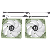 Gehäuselüfter Thermaltake CT140 ARGB Sync Fan Matcha Green (2-Fan Pack) (CL-F203-PL14MG-A)