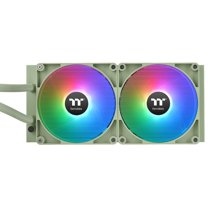 Wasserkühlsystem Thermaltake TH280 V2 ARGB Sync Matcha Green Edition - CL-W375-PL14MG-A - Foto 2