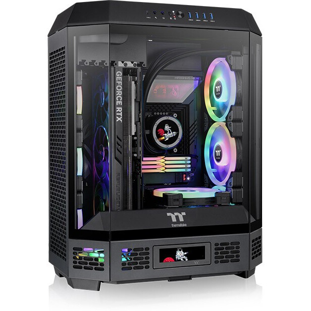 Gehäuse Thermaltake The Tower 600 Black (CA-1Z1-00M1WN-00) - Foto 5