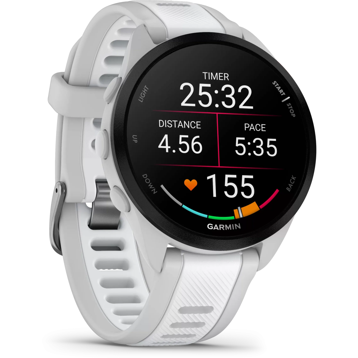 Smartwatch Garmin Forerunner 165 Mist Gray/Whitestone - 010-02863-21 - Foto 3