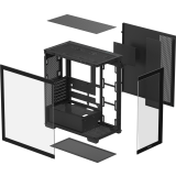 Gehäuse DeepCool CG580 Black (R-CG580-BKNDA0-G-1)