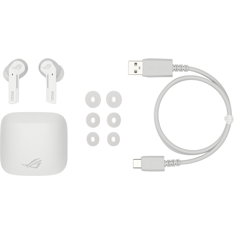 Headset ASUS ROG Cetra True Wireless White - 90YH03X1-B5UA00 - Foto 4