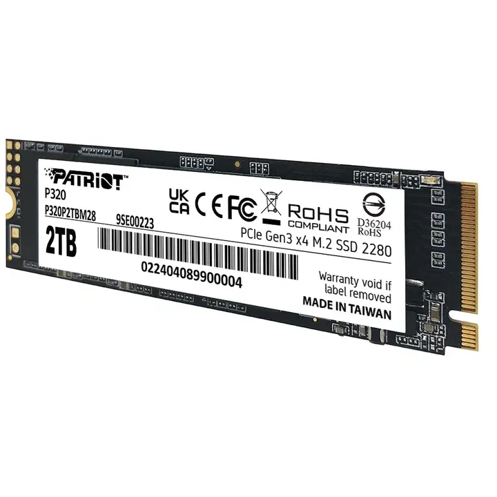 SSD Speicher 2TB Patriot P320 (P320P2TBM28) - Foto 2