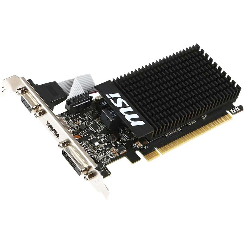Videokarte NVIDIA GeForce GT 710 MSI 2Gb (GT 710 2GD3H LP)