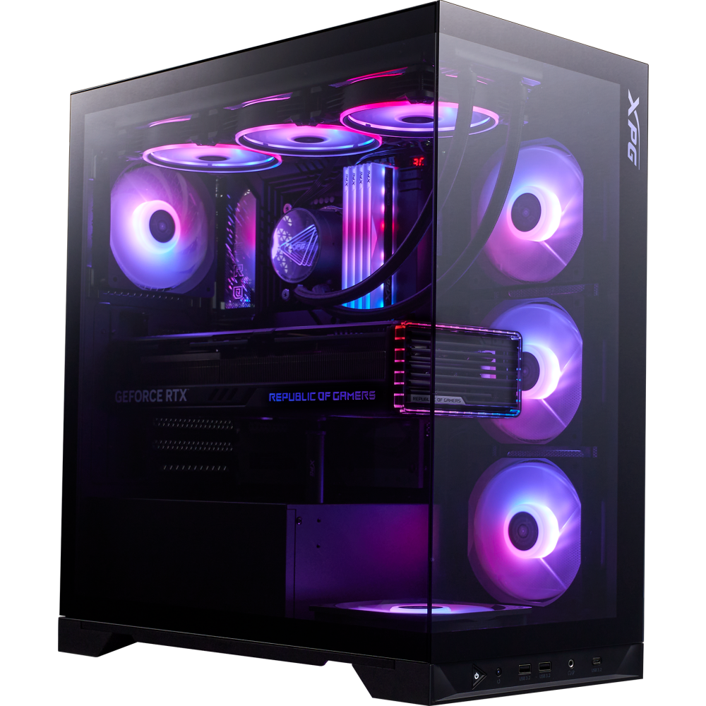 Gehäuse ADATA XPG INVADER X BTF Black - INVADERXBTFMT-BKCWW - Foto 4