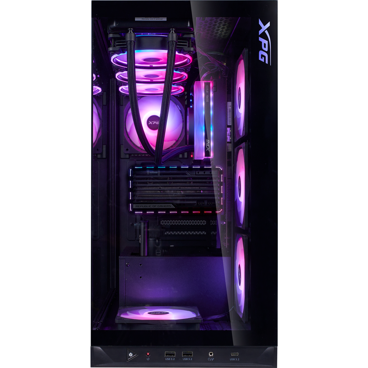 Gehäuse ADATA XPG INVADER X BTF Black - INVADERXBTFMT-BKCWW - Foto 5