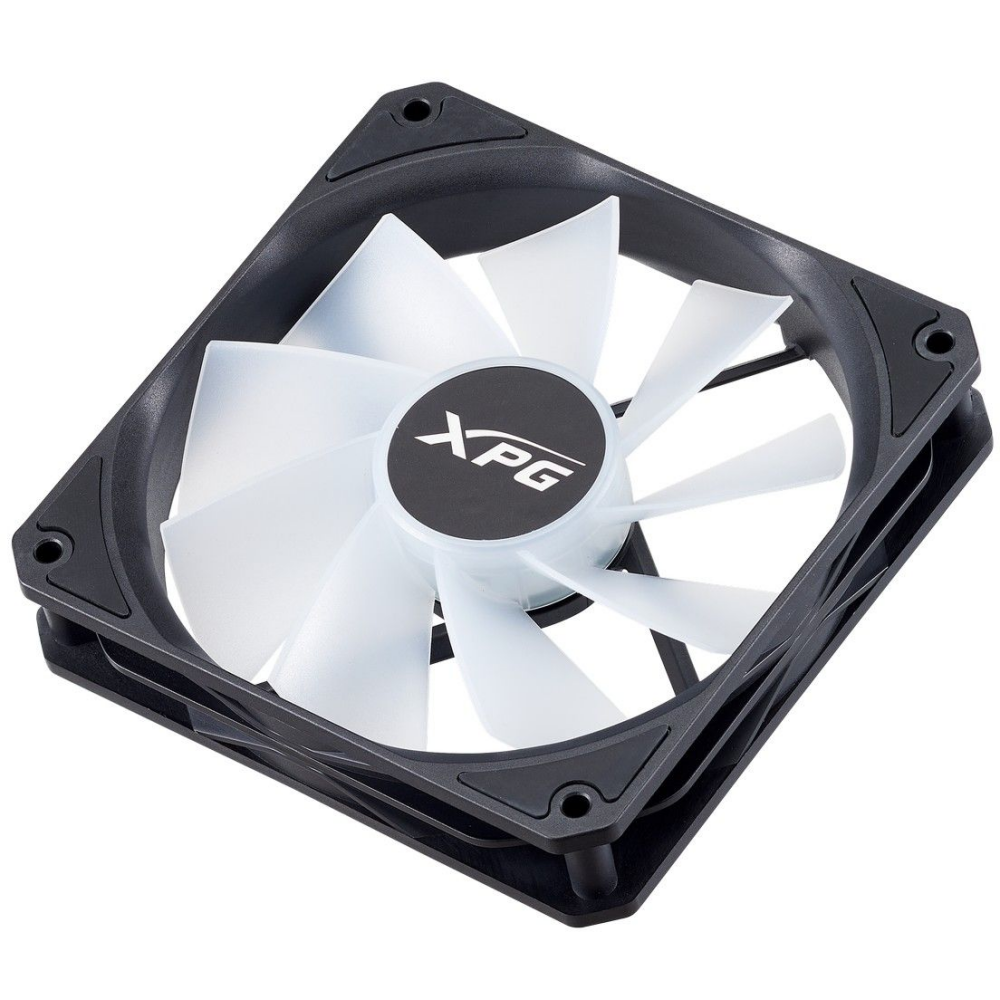 Gehäuselüfter ADATA XPG VENTO R 120 ARGB PWM Black (3 pcs) - VENTOR120ARGBPWM3C-BKCWW - Foto 2