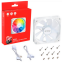 Gehäuselüfter ADATA XPG VENTO R 120 ARGB PWM White - VENTOR120ARGBPWM-WHCWW - Foto 4