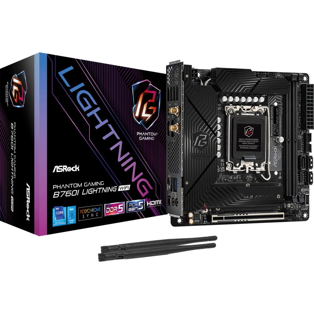 Mainboard ASRock B760I Lightning WiFi - Foto 5