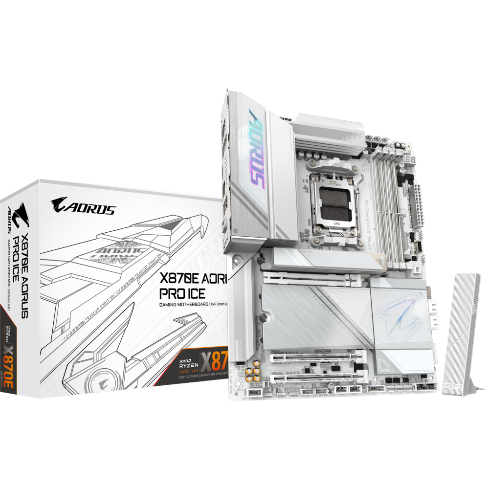 Mainboard Gigabyte X870E AORUS PRO ICE - Foto 6
