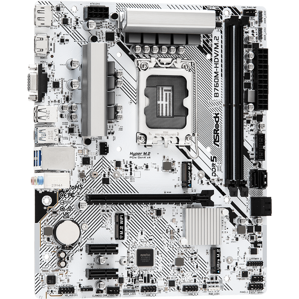 Mainboard ASRock B760M-HDV/M.2 - Foto 3