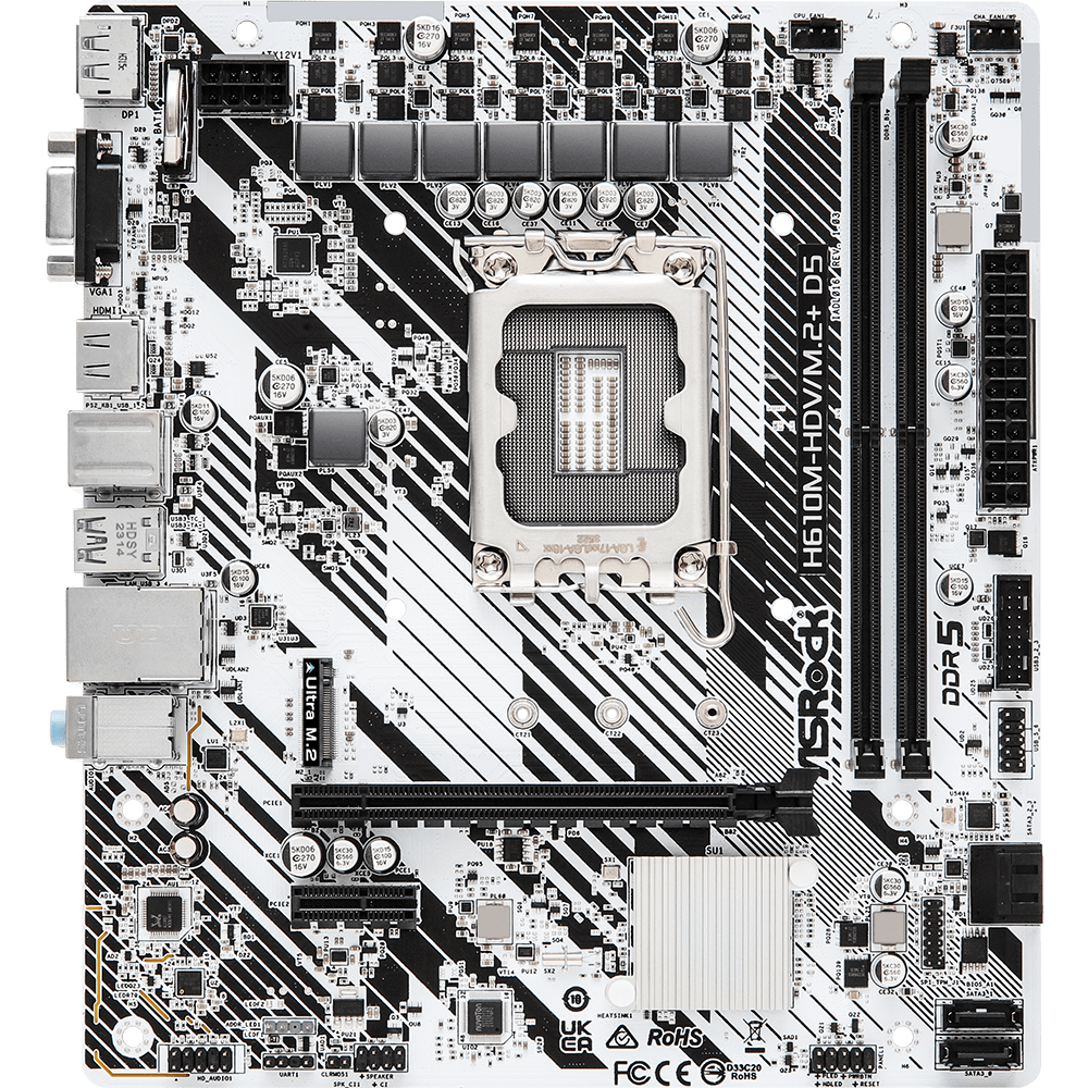 Mainboard ASRock H610M-HDV/M.2+ D5