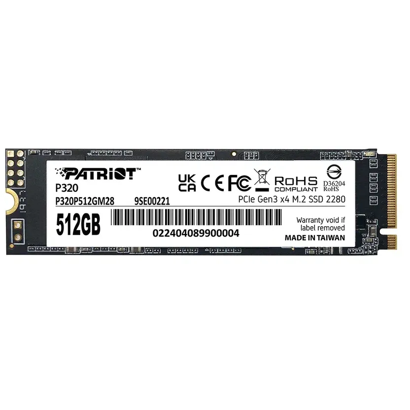 SSD Speicher 512GB Patriot P320 (P320P512GM28)