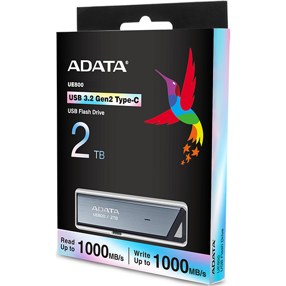USB Flash-Laufwerk 2TB ADATA UE800 Elite Grey - AELI-UE800-2T-CSG - Foto 3