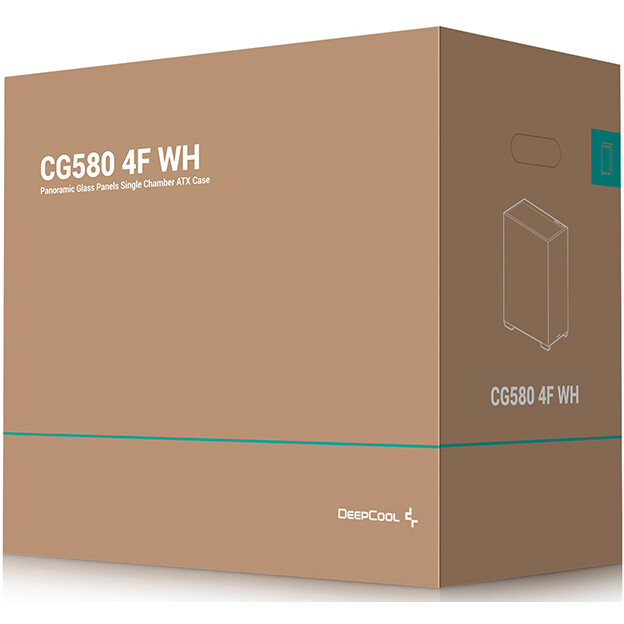 Gehäuse DeepCool CG580 4F White - R-CG580-WHADA4-G-1 - Foto 13
